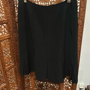 Calvin Klein black, pleated skirt